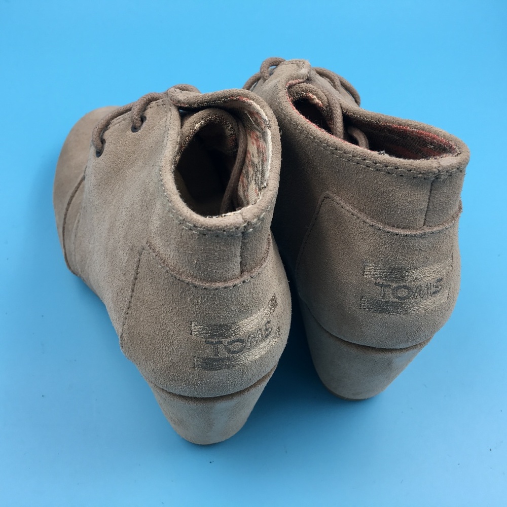 Toms Wedge Bootie Boots DR00379 Sz 5 NWOT - Picture 5 of 8